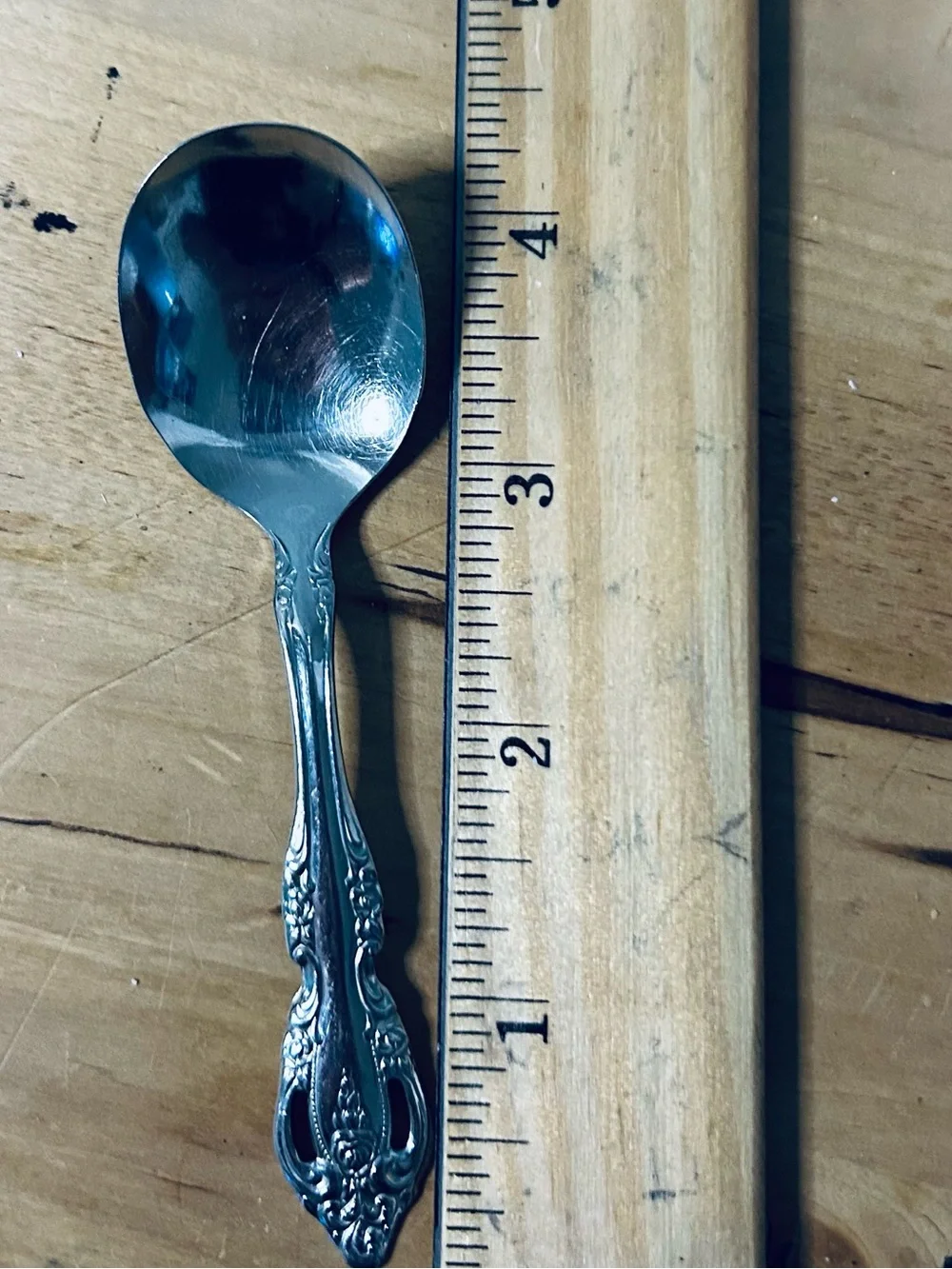 ONEIDA SILVER Brahms (Silverplate, 1980) Straight Handle Baby Spoon